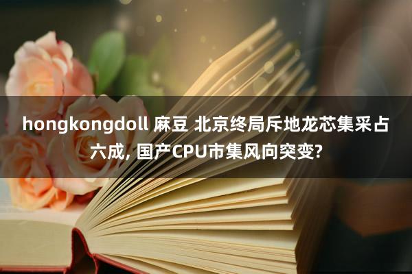 hongkongdoll 麻豆 北京终局斥地龙芯集采占六成, 国产CPU市集风向突变?